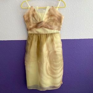 BCBG MaxAzria pink dusty rose strapless dress